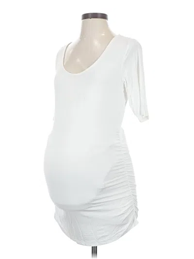 Pre-owned A Pea In The Pod 3/4 Sleeve T-shirt In Ivory