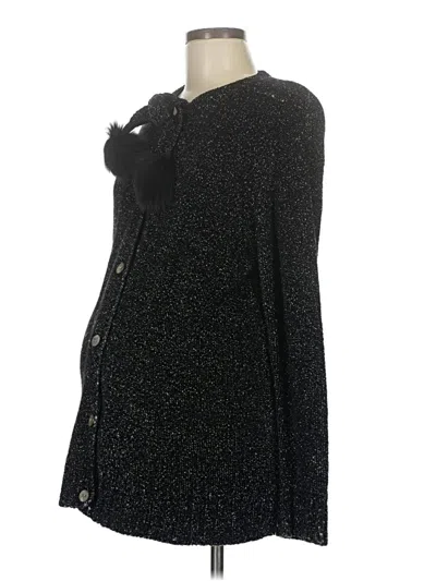 Pre-owned A Pea In The Pod Cardigan Sweater In Black