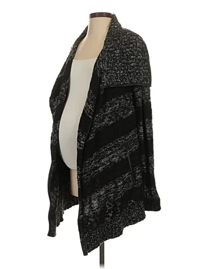 Pre-owned A Pea In The Pod Cardigan Sweater In Black