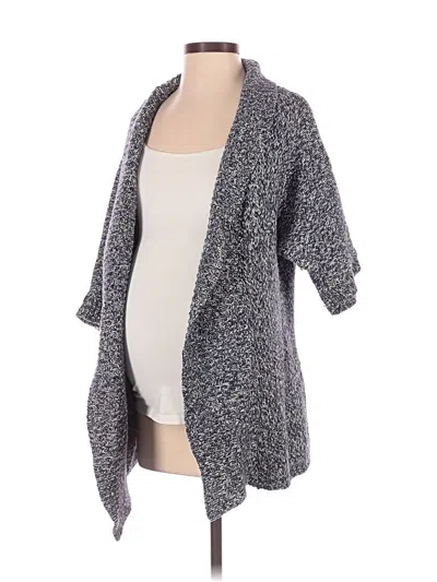 Pre-owned A Pea In The Pod Cardigan Sweater In Gray