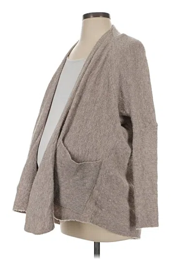 Pre-owned A Pea In The Pod Cardigan Sweater In Gray