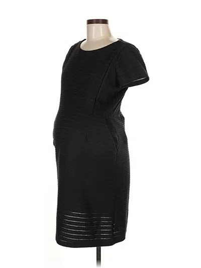 Pre-owned A Pea In The Pod Casual Dress In Black