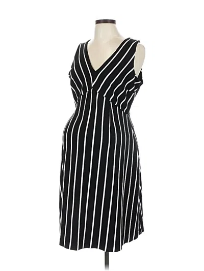 Pre-owned A Pea In The Pod Casual Dress In Black