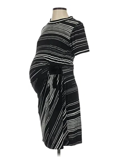 Pre-owned A Pea In The Pod Casual Dress In Black