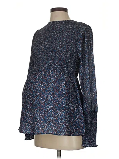 Pre-owned A Pea In The Pod Casual Dress In Blue