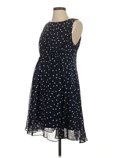 Pre-owned A Pea In The Pod Casual Dress In Blue