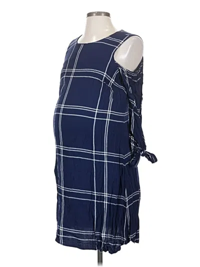 Pre-owned A Pea In The Pod Casual Dress In Blue