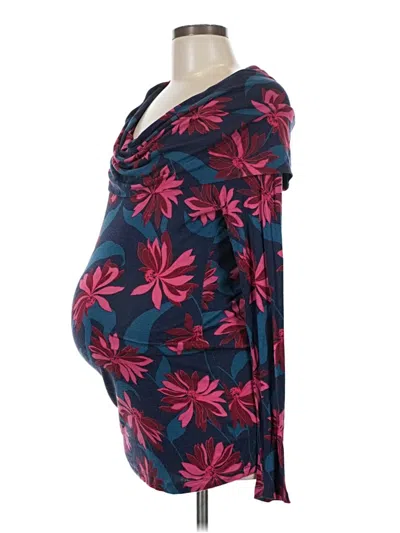 Pre-owned A Pea In The Pod Casual Dress In Burgundy