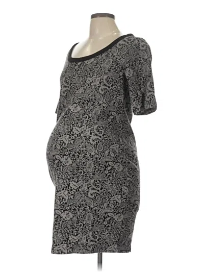 Pre-owned A Pea In The Pod Casual Dress In Gray