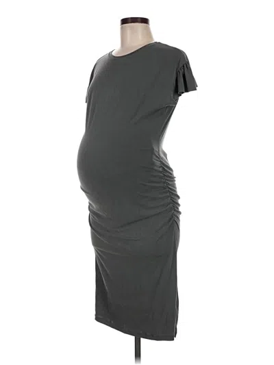 Pre-owned A Pea In The Pod Casual Dress In Gray