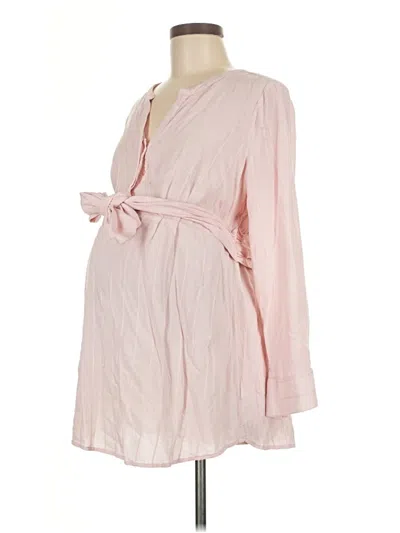 Pre-owned A Pea In The Pod Casual Dress In Pink