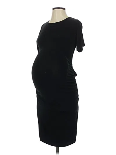 Pre-owned A Pea In The Pod Cocktail Dress In Black