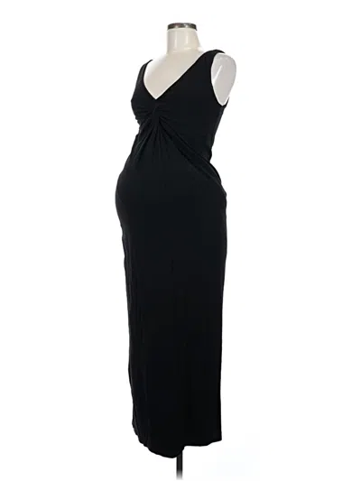 Pre-owned A Pea In The Pod Cocktail Dress In Black