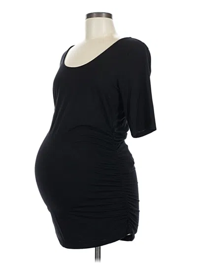 Pre-owned A Pea In The Pod Cocktail Dress In Black