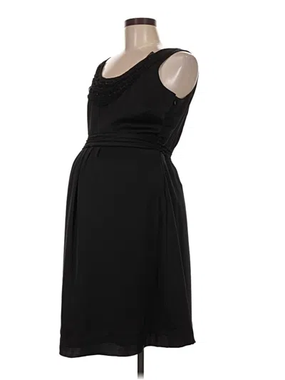Pre-owned A Pea In The Pod Cocktail Dress In Black