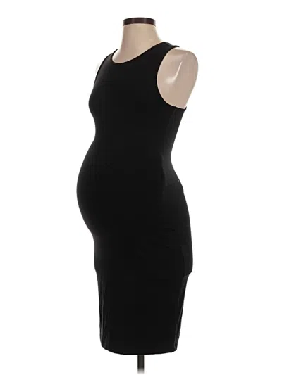 Pre-owned A Pea In The Pod Cocktail Dress In Black