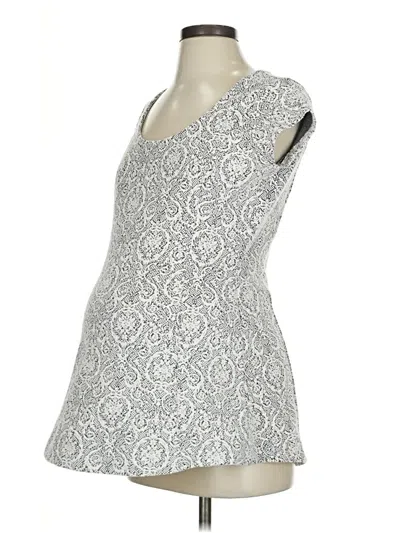 Pre-owned A Pea In The Pod Cocktail Dress In Silver