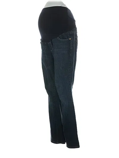 Pre-owned A Pea In The Pod Jeans In Blue