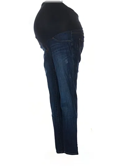 Pre-owned A Pea In The Pod Jeans In Blue