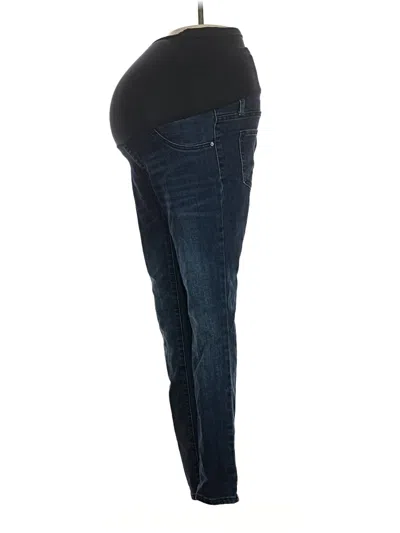 Pre-owned A Pea In The Pod Jeggings In Blue