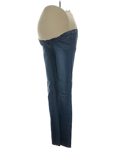 Pre-owned A Pea In The Pod Jeggings In Blue