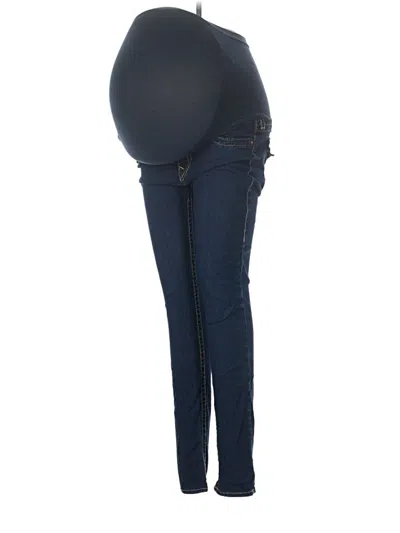 Pre-owned A Pea In The Pod Jeggings In Blue
