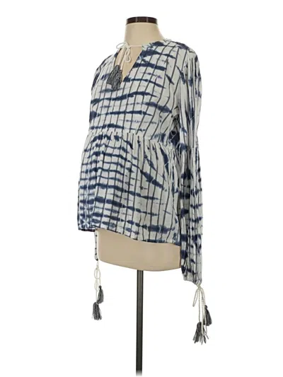 Pre-owned A Pea In The Pod Kimono In Blue