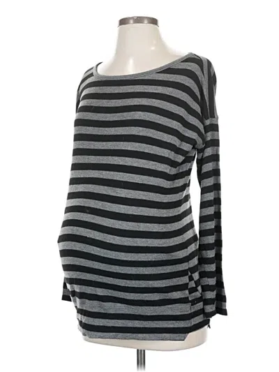 Pre-owned A Pea In The Pod Long Sleeve T-shirt In Gray