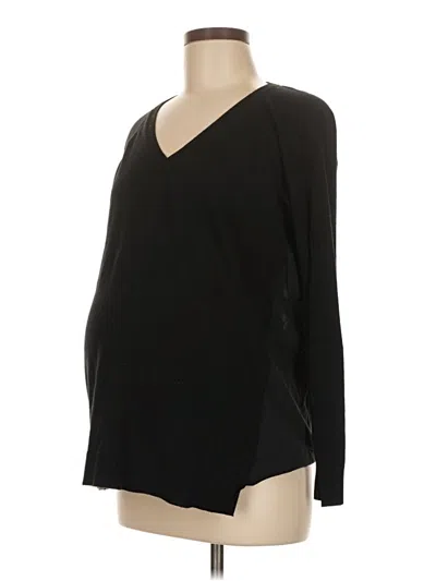 Pre-owned A Pea In The Pod Pullover Sweater In Black