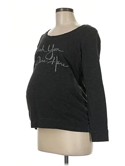Pre-owned A Pea In The Pod Pullover Sweater In Gray