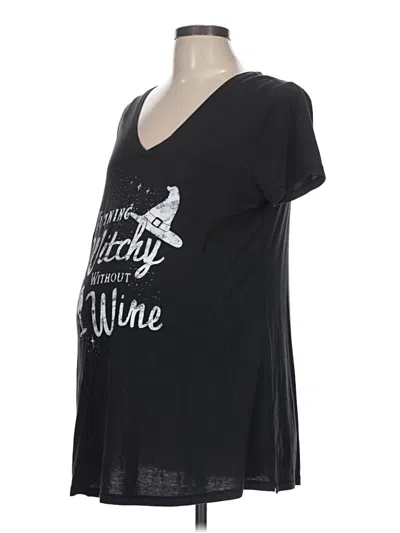 Pre-owned A Pea In The Pod Short Sleeve T-shirt In Black