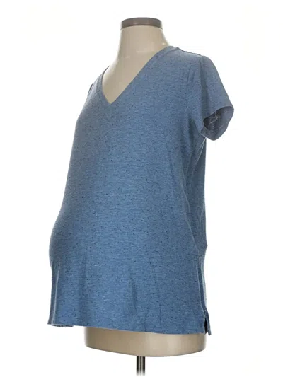 Pre-owned A Pea In The Pod Short Sleeve T-shirt In Blue