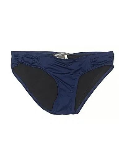 Pre-owned A Pea In The Pod Swimsuit Bottoms In Blue