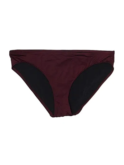Pre-owned A Pea In The Pod Swimsuit Bottoms In Burgundy