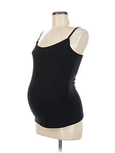 Pre-owned A Pea In The Pod Tank Top Black Strapless Neckline Tops
