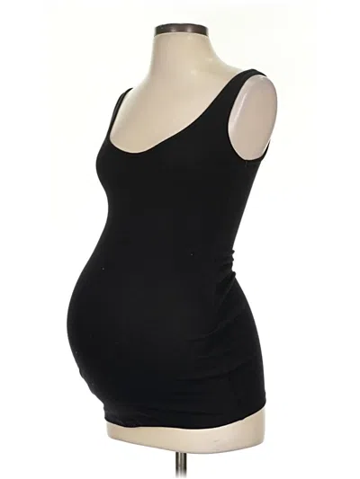 Pre-owned A Pea In The Pod Tank Top Black Strapless Neckline Tops