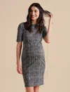 A PEA IN THE POD TEXTURED PONTE MATERNITY DRESS