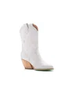 A Perfect Jane Women's Sofie Vegan Leather Boot In White In White