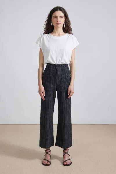 A Piece Apart Apiece Apart Merida Pant Midnight Pin Stripe