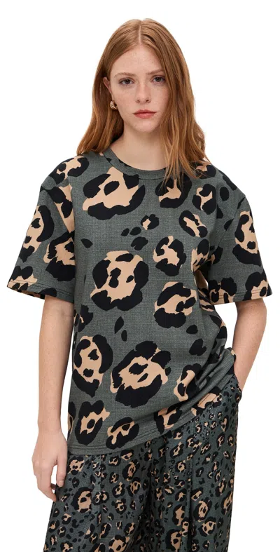 A Potts Box Tee Pop Leopard