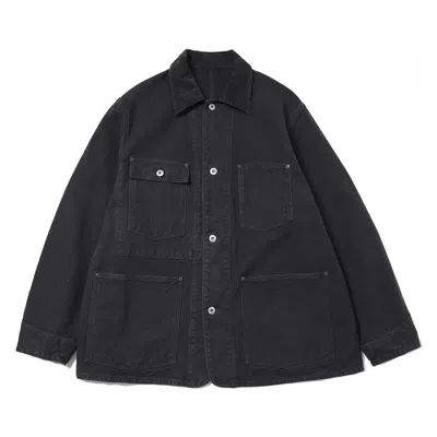 Pre-owned A Presse Vintage Silk Hemp Coverall (25aap-01-53) In Black