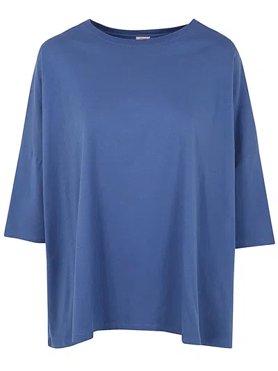 A Punto B Short Sleeves Crew Neck Oversize T-shirt In Blue