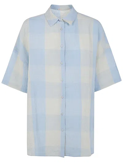 A Punto B Short Sleeves Shirt In Blue
