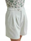A. Putnam Trouser Short In Silver Birch In White
