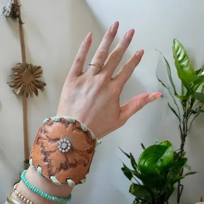 A Rare Bird Women's Leather Cuff In Brown