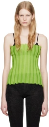 A. Roege Hove Green Katrine Tube Top In Apple Green