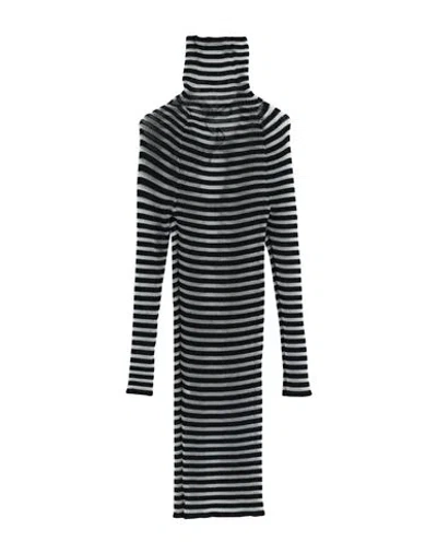 A. Roege Hove Woman Midi Dress Black Size M/l Nylon, Cotton