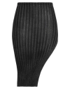A. Roege Hove Woman Midi Skirt Black Size M/l Textile Fibers