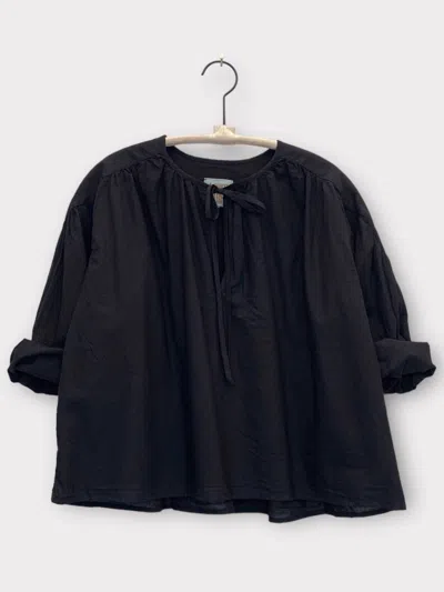 A Shirt Thing Frenchi Cabo Top In Black