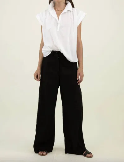 A Shirt Thing Liv Cabo Short Sleeved Shirt In White